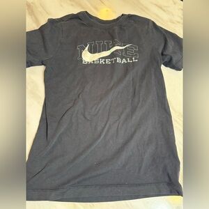 Nike black medium T-shirt logo white grey